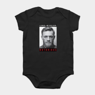 Conor McGregor Notorious Mugshot Baby Bodysuit